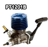 12 SIDE EXHAUST ENGINE WITH PULL STARTER / BLUE CASTING HEAD, AB
