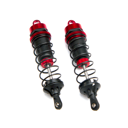 Atomik Front Shock Set for MM 1:8 RC Truck - Red