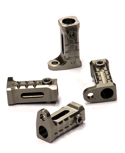 Machined Alloy Rock Rail Mounts (4) for Axial SCX10