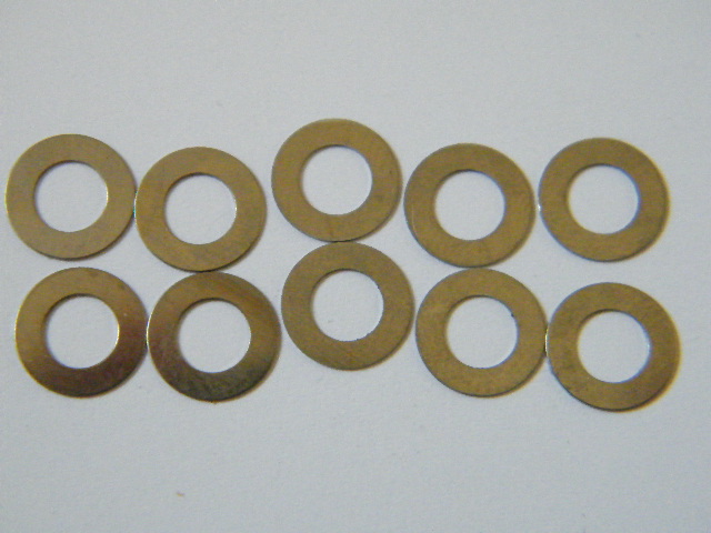 Stainless Steel Shim 5x8.75x0.3mm  (10PCS)