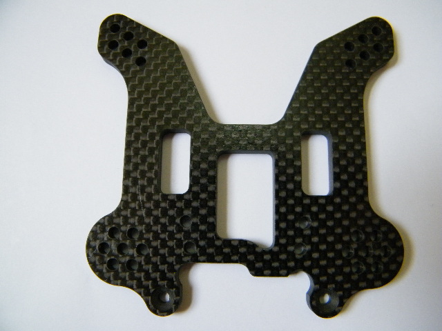 Z-10 Rear Shock Tower 4mm Carbon Fiber 