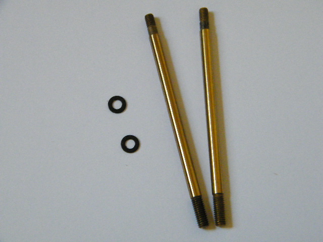 Rear Shock Shaft/Titanium/2PCS