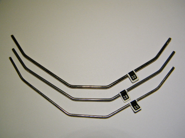 Z-10 Rear Sway Bar 2.5/2.8/3.0mm