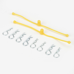 Body Klip Retainer, Yellow (2)