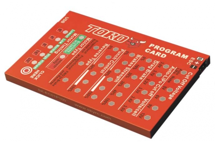 TORO Program Card for Surface ESC
