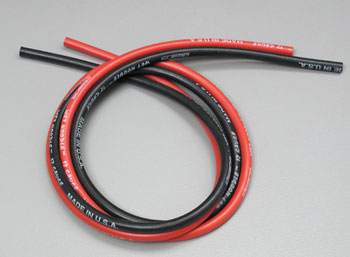 Wet Noodle 12 Gauge, 2' Red/Black