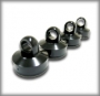 SHOCK CAP /15MM/BLACK ALUMINUM/4PCS