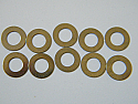 Stainless Steel Shim 5x8.75x0.3mm  (10PCS)