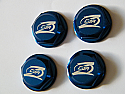 Covered 17mm Hex Nut /Blue/4PCS