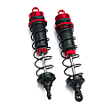 Atomik Rear Shock Set for MM 1:8 RC Truck - Red
