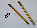 Front Shock Shaft Titanium / 2PCS