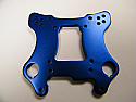 ALUMINUM FRONT SHOCK TOWER / BLUE FOR RTR TRUGGY