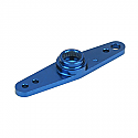 MACHINED ALUM SERVO ARM / FUTABA/ BLUE